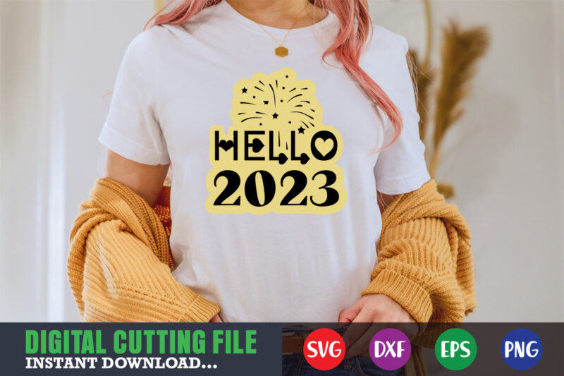 Hello 2023 SVG T-Shirt