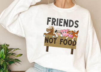 Friends Not Food Eating Animals Is Weird Png, Vegan Gift, Vegan png, Vegetarian Tee Herbivore, Holiday Gift PNG File TL t shirt graphic design