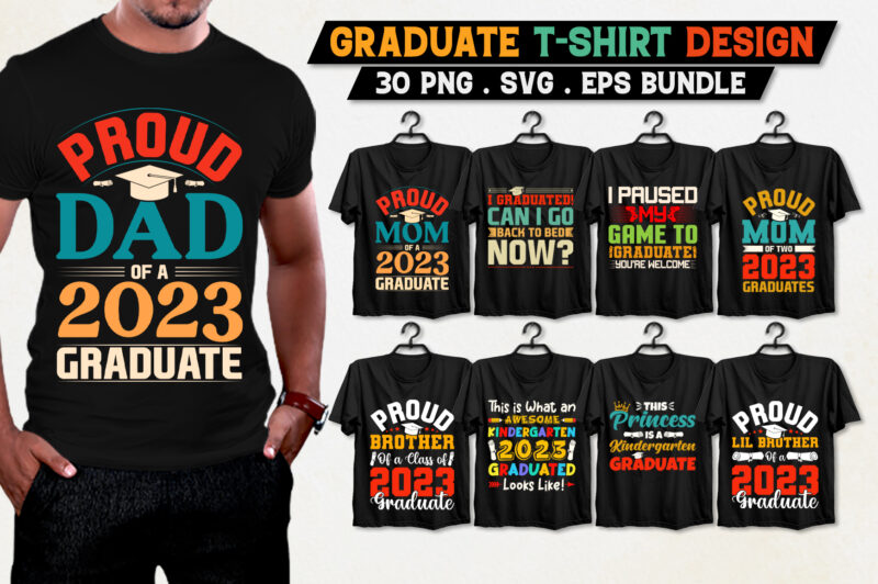 Graduate T-Shirt Design Bundle