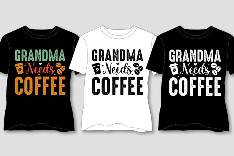 Coffee T-Shirt Design Bundle