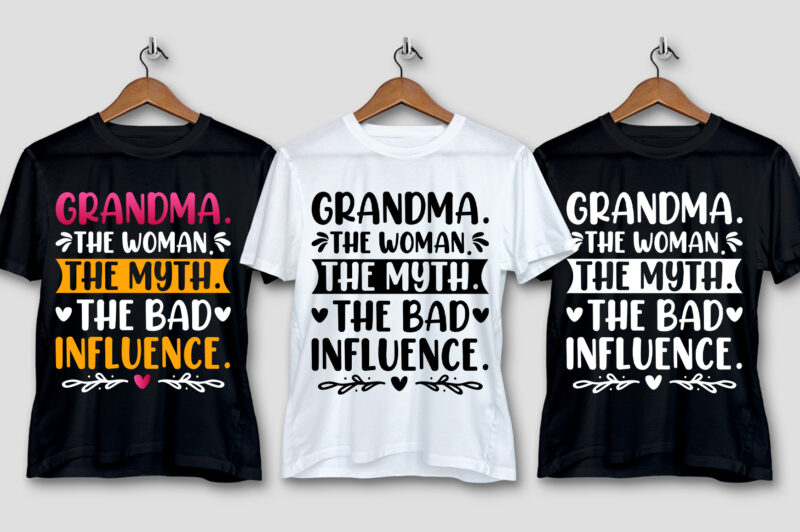 Grandma T-Shirt Design Bundle