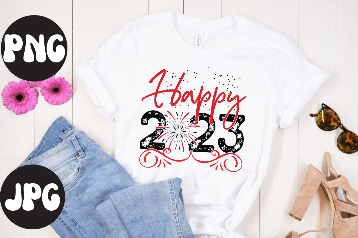 Happy 2023 SVG design, Happy 2023 SVG cut file, christmas svg mega ...