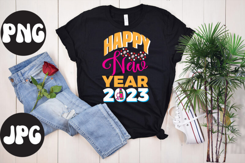 Happy New Year 2023 retro design, Happy New Year 2023 SVG design, New Year's 2023 Png, New Year Same Hot Mess Png, New Year's Sublimation Design, Retro New Year Png,