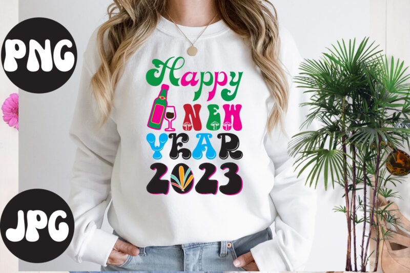 New year retro design bundle,New Year's 2023 Png, New Year Same Hot Mess Png, New Year's Sublimation Design, Retro New Year Png, Happy New Year 2023 Png, 2023 Happy New