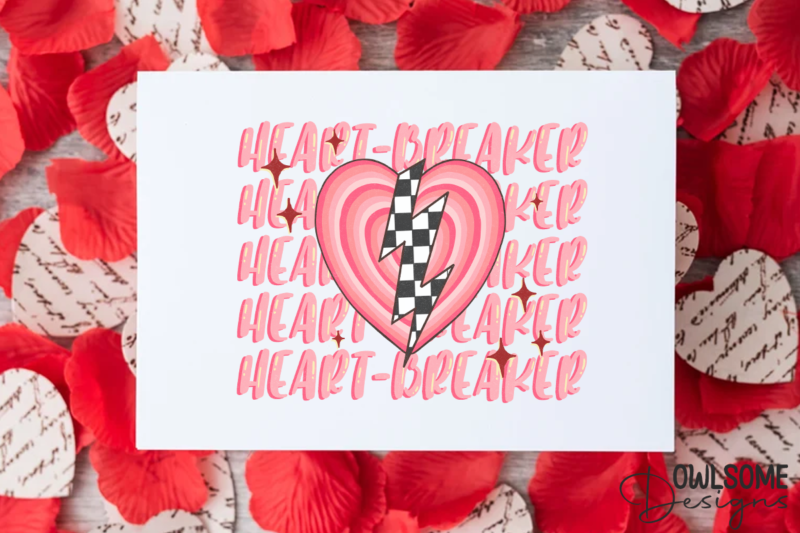 Heart Breaker Valentine PNG Sublimation