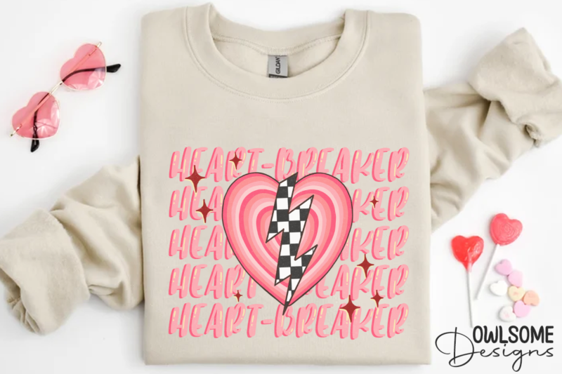 Heart Breaker Valentine PNG Sublimation