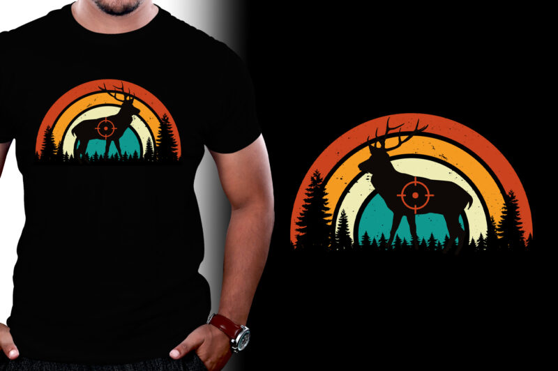 Retro Vintage Sunset T-Shirt Graphic Bundle