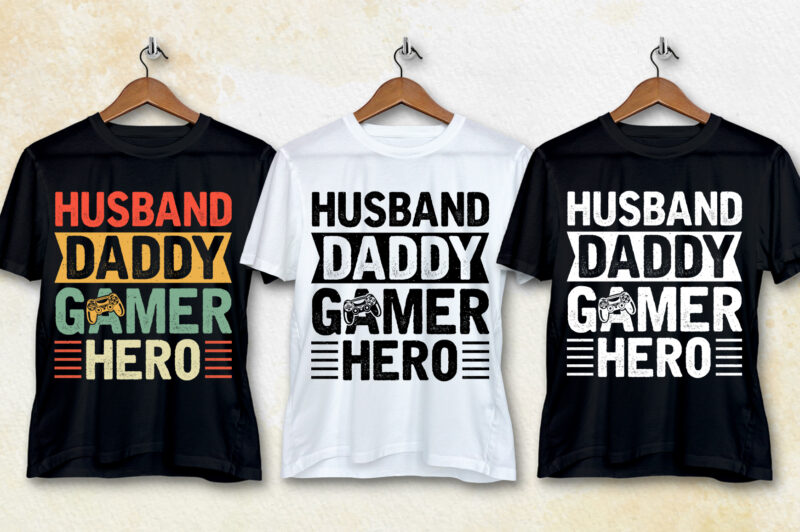 Video Game Lover T-Shirt Design Bundle