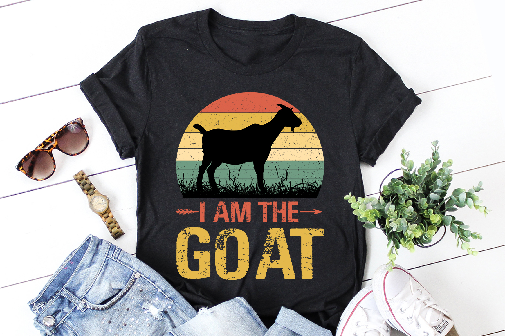 I Am The GOAT T-Shirt Design - Buy t-shirt designs