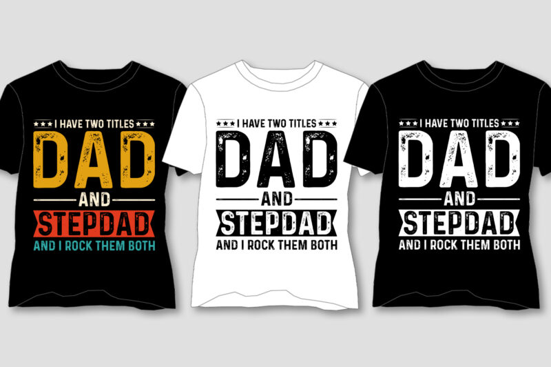 Dad T-Shirt Design Bundle