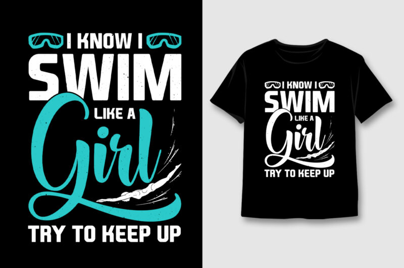 Book Swim T-Shirt Design Bundle