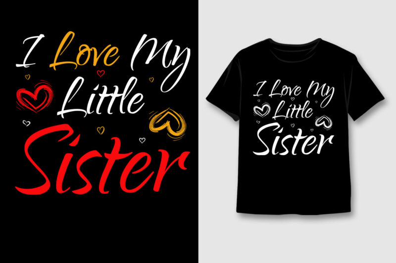 Sister T-Shirt Design Bundle