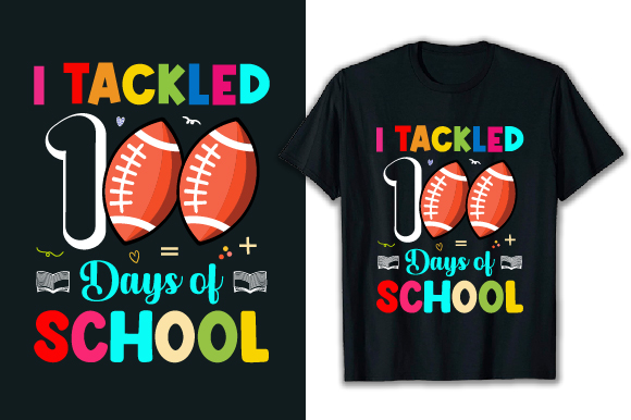 100 Days of School T-Shirt Design,100 Days of School T-Shirt Bundle