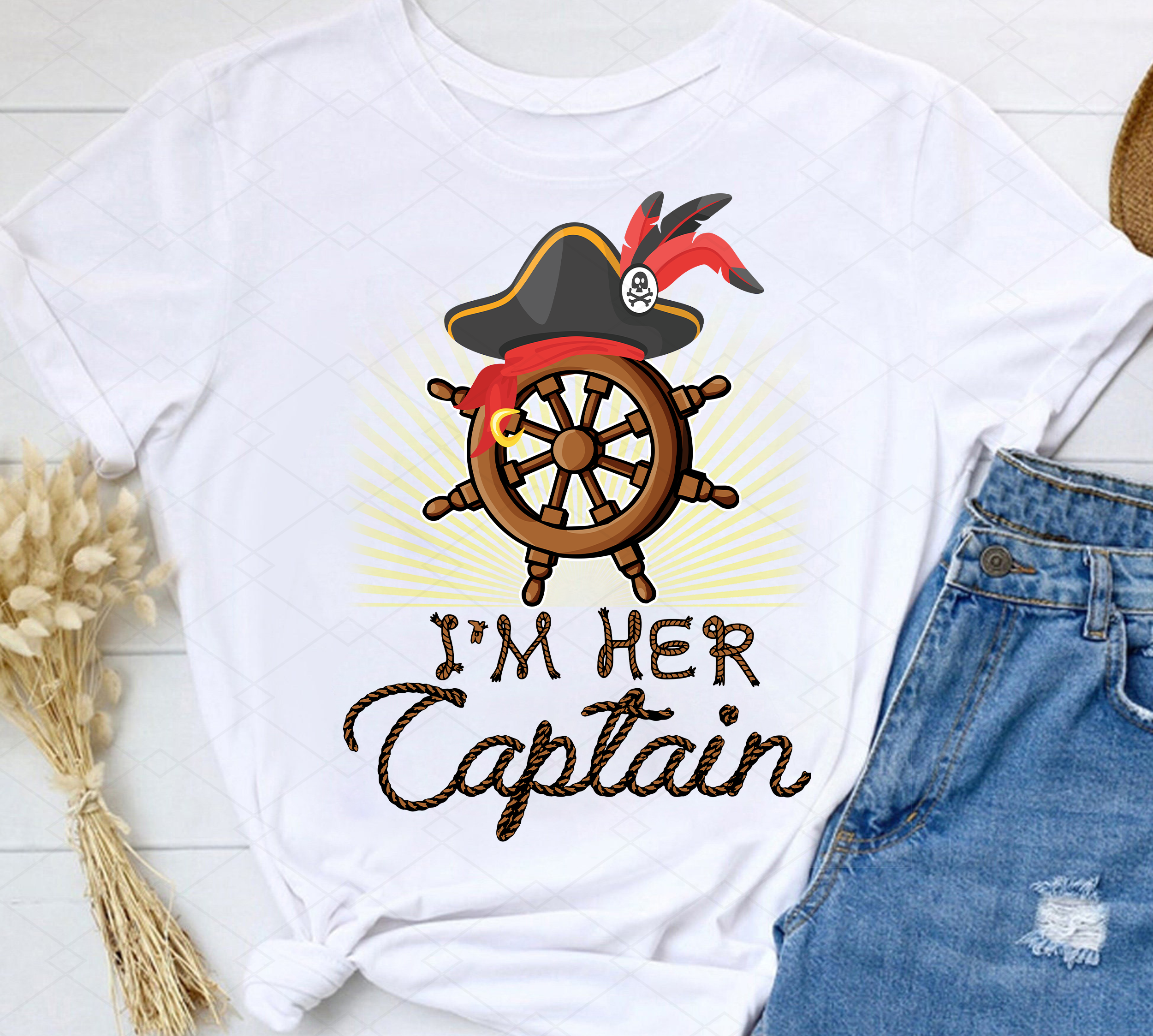 Matching Couple Mugs Her Captain His Anchor Cruising Gift