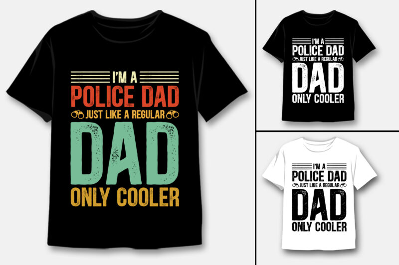 Dad Vintage Sunset T-Shirt Design Bundle