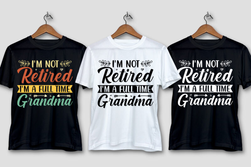 Grandma T-Shirt Design Bundle