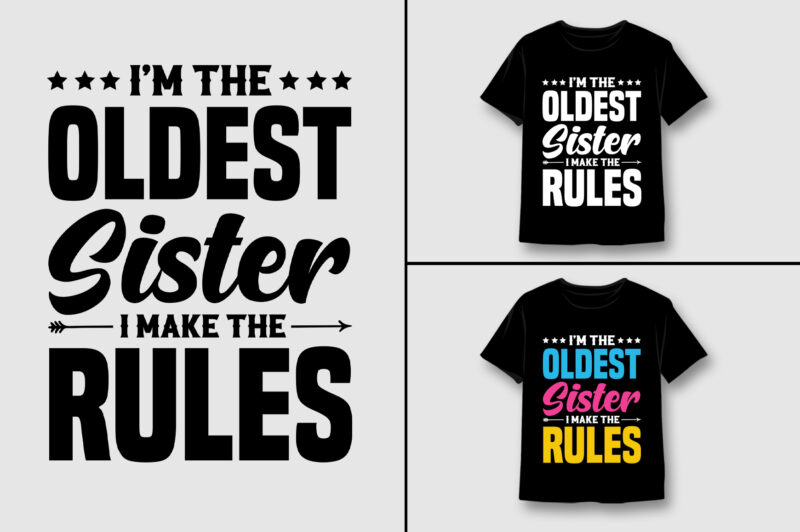 Sister T-Shirt Design Bundle