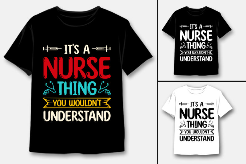 Nurse T-Shirt Design Bundle