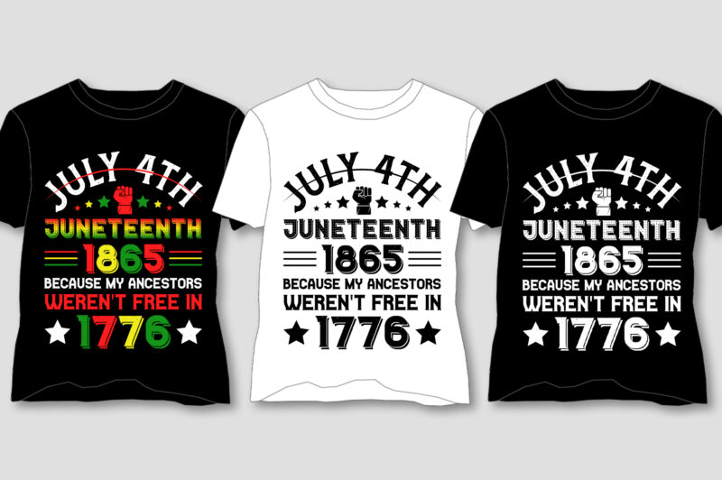 Juneteenth T-Shirt Design Bundle