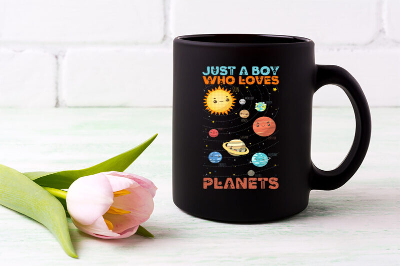 Just A Boy Who Loves Planets Solar Space Funny Science Geek NL