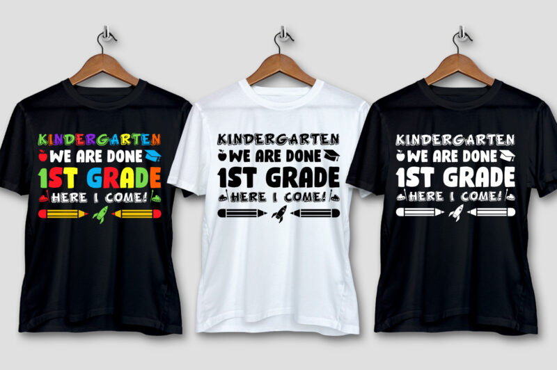 Kindergarten T-Shirt Design Bundle