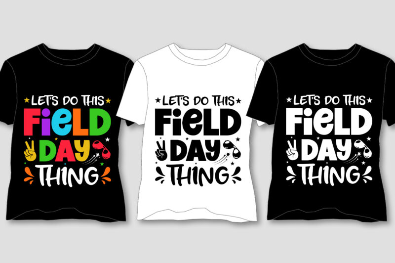 Field Day T-Shirt Design Bundle
