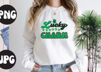 Lucky charm Retro design, Lucky charm SVG design, Lucky charm , St Patrick’s Day Bundle,St Patrick’s Day SVG Bundle,Feelin Lucky PNG, Lucky Png, Lucky Vibes, Retro Smiley Face, Leopard Png,