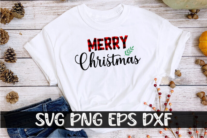 Merry Christmas Shirt Design Template