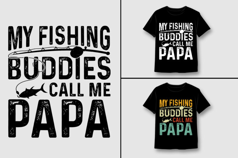 Dad Papa T-Shirt Design Bundle