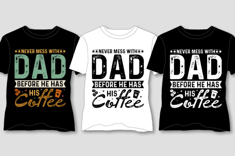 Coffee T-Shirt Design Bundle