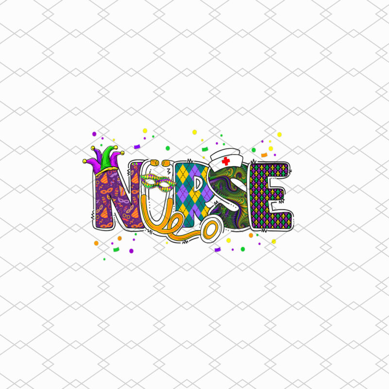 Nursing Student Mardi Gras, Nursing Graduate, Nursing School, Registered Nurse, Funny Nurse, Nurse Week PNG File TL