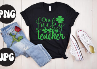 One Lucky Teacher SVG design,One Lucky Teacher Retro design, One Lucky Teacher, St Patrick’s Day Bundle,St Patrick’s Day SVG Bundle,Feelin Lucky PNG, Lucky Png, Lucky Vibes, Retro Smiley Face, Leopard