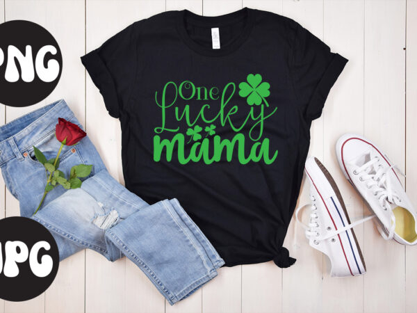 One lucky mama , st patrick’s day bundle,st patrick’s day svg bundle,feelin lucky png, lucky png, lucky vibes, retro smiley face, leopard png, st patrick’s day png, st. patrick’s day t shirt design online