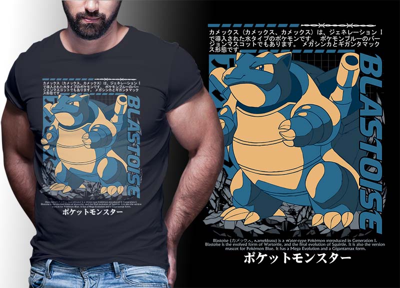 ANIME PART#4 POKEMON EDITION TSHIRT DESIGNS BUNDLE