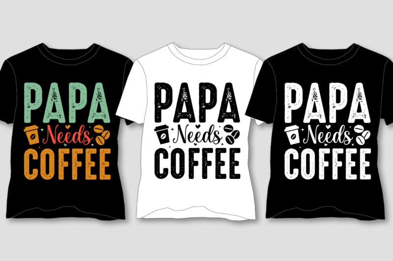 Coffee T-Shirt Design Bundle