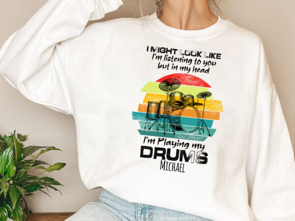 Personalize drummer mug, drummer for him tl t shirt illustration