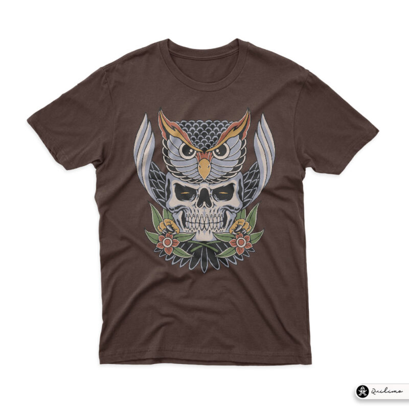 Owl Skull - Buy t-shirt designs