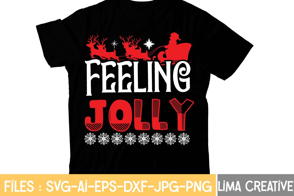 feeling-jolly-t-shirt-design-christmas-t-shirt-bundle-christmas