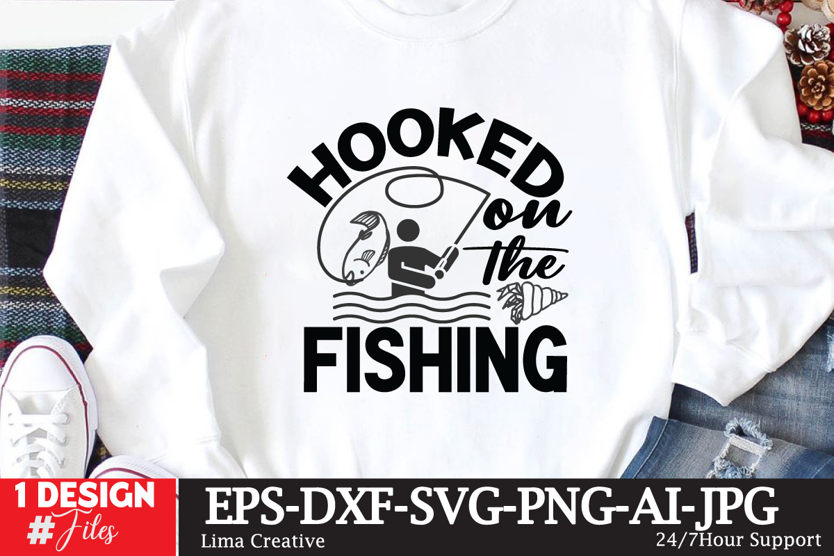 Lucky Fishing Shirt Svg, Fishing Lover Gift Svg, Dxf Png Cut File for  Cricut Silhouette Cameo