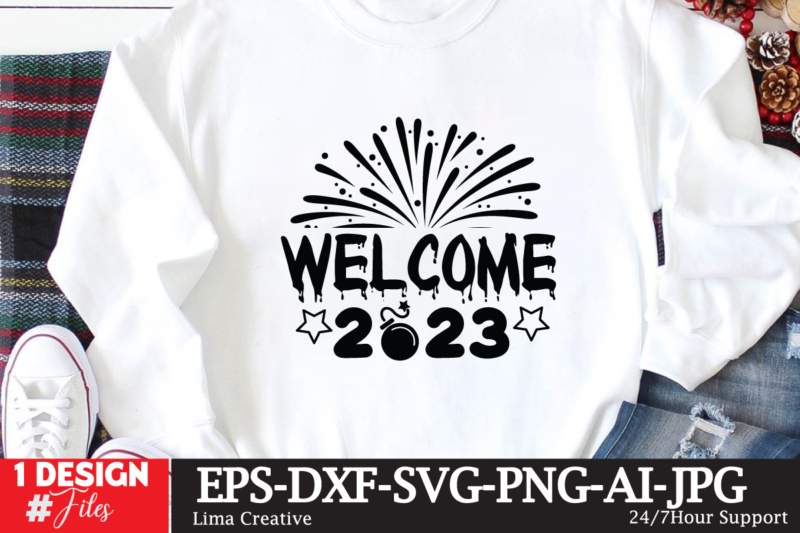 New Year SVG Bundle, New Year SVG Cute File, New Year T-shirt Design , New Year T-shirt Design Bundle , New Retro, New Year PNg ,New Year Crew 2023 T-shirt