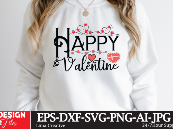 Happy Valentines Day SVG, Valentine's Day SVG, Love SVG, Digital