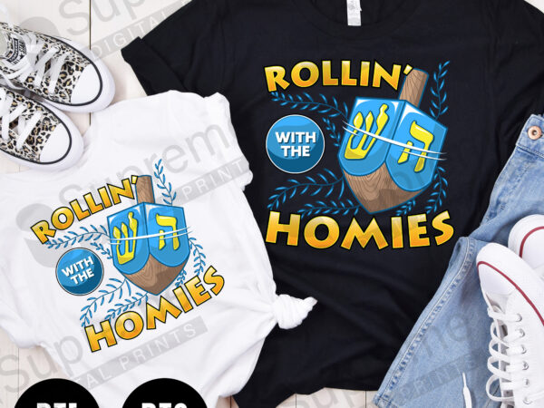 Rollin’ with the homies ready to print t-shirt design