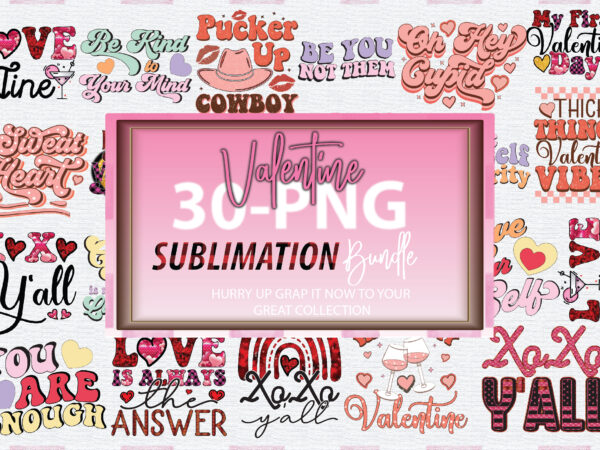 Valentine sublimation bundle t shirt vector art