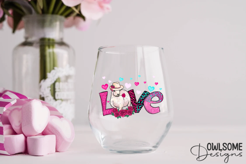 Sheep Love Valentine PNG Sublimation