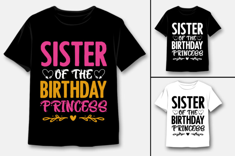 Sister T-Shirt Design Bundle