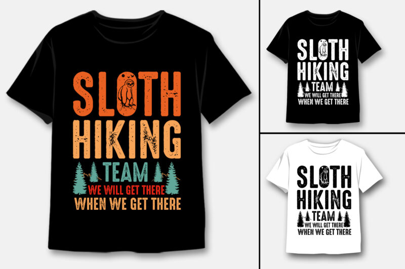 Hiking T-Shirt Design Bundle