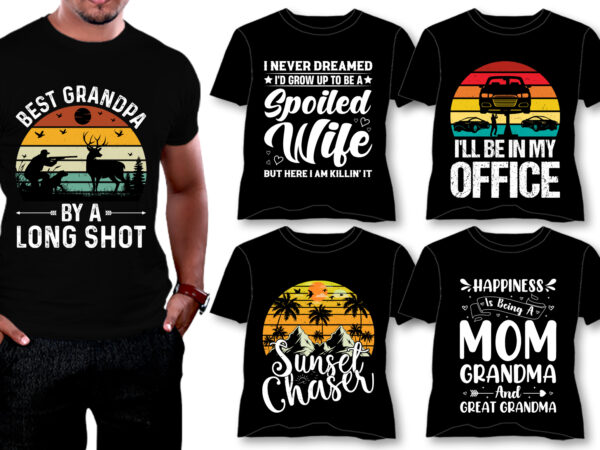 T-shirt design bundle