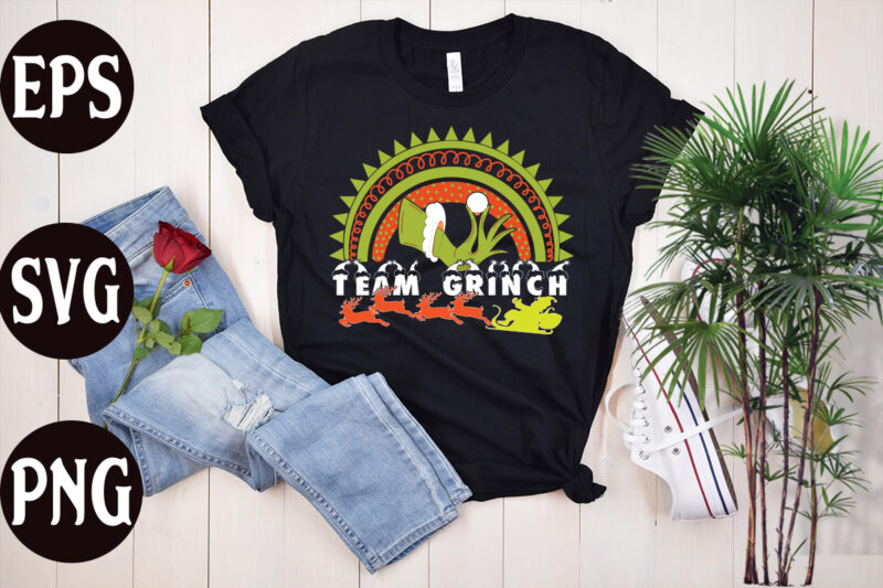 Team Grinch T shirt design, Team Grinch SVG design, christmas svg mega bundle ,130 christmas design bundle , christmas svg bundle , 20 christmas t-shirt design , winter svg bundle,