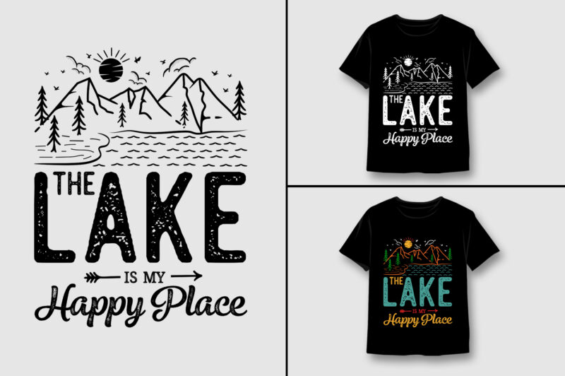 Vintage Typography T-Shirt Design Bundle