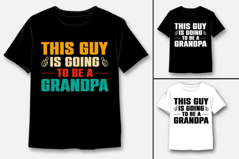 Grandpa Vintage T-Shirt Design Bundle